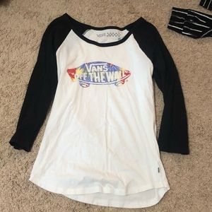 vans baseball tee
